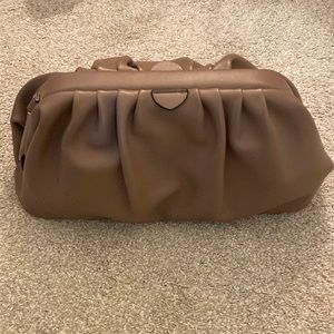 A New Day Taupe Clutch